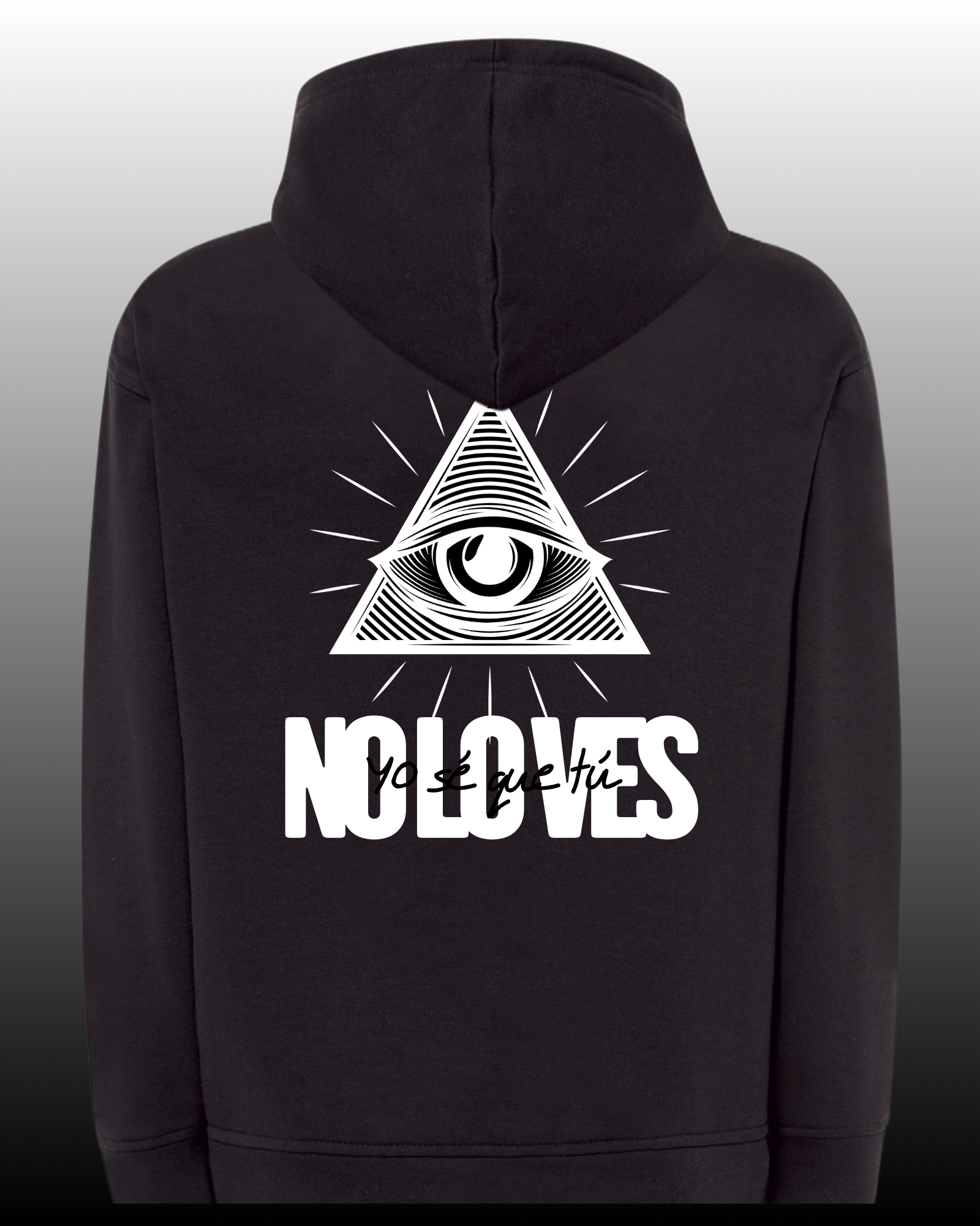 SUDADERA ULTRALIGERA - TÚ NO LO VES NEGRA