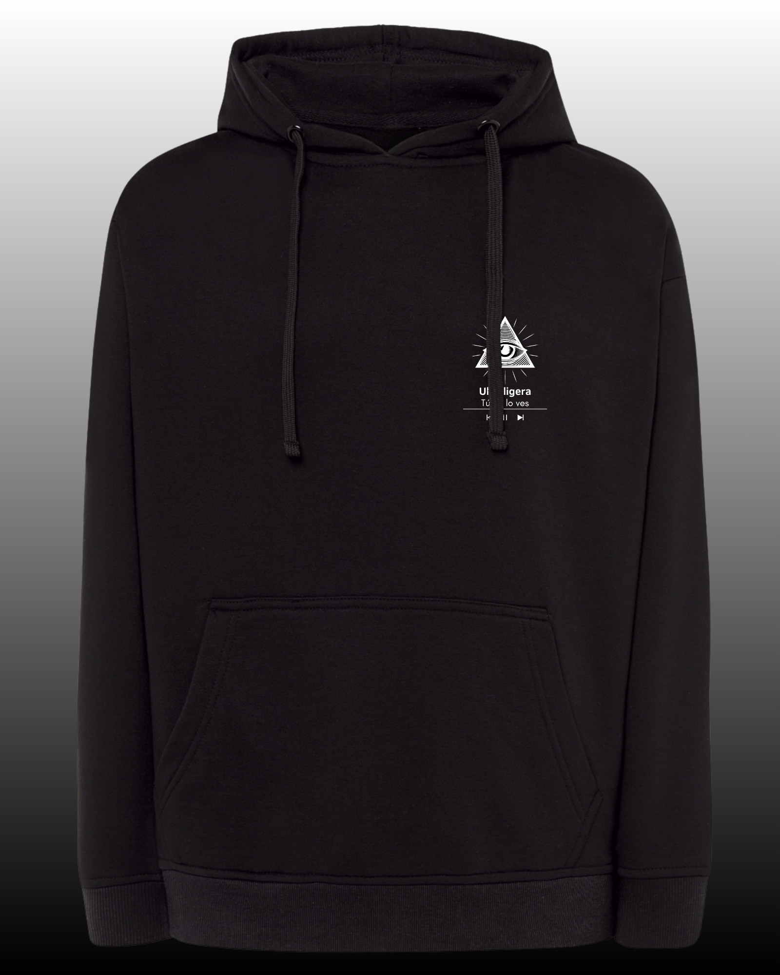 SUDADERA ULTRALIGERA - TÚ NO LO VES NEGRA - Imagen 2