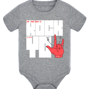 BODY BEBÉ AC/DC - FOR THOSE ABOUT TO ROCK
