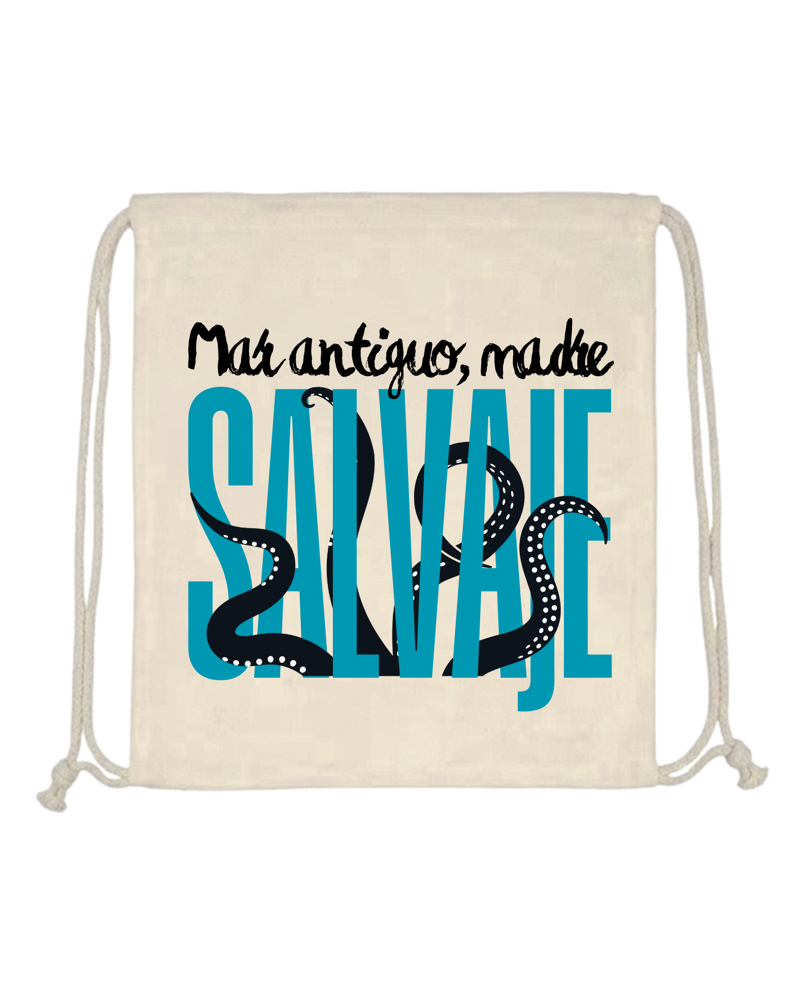 MOCHILA O TOTEBAG MAR ANTIGUO - Imagen 2