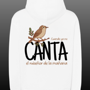 SUDADERA MANOLO GARCIA - PÁJAROS DE BARRO