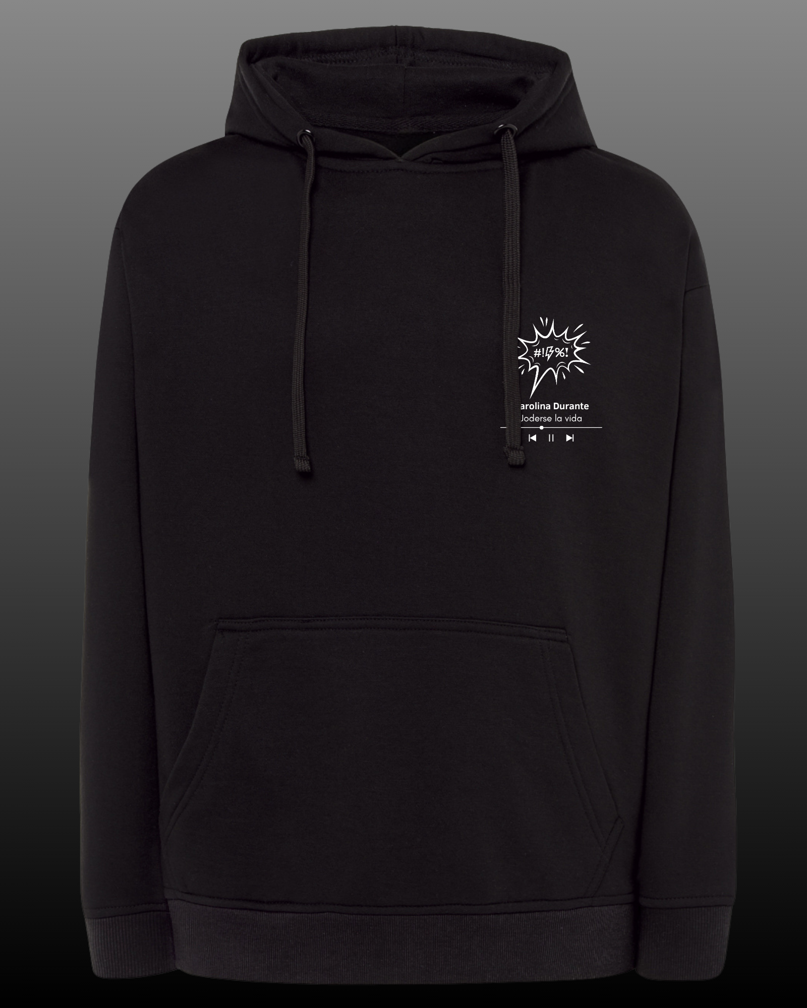 SUDADERA CAROLINA DURANTE - JODERSE LA VIDA - Imagen 2