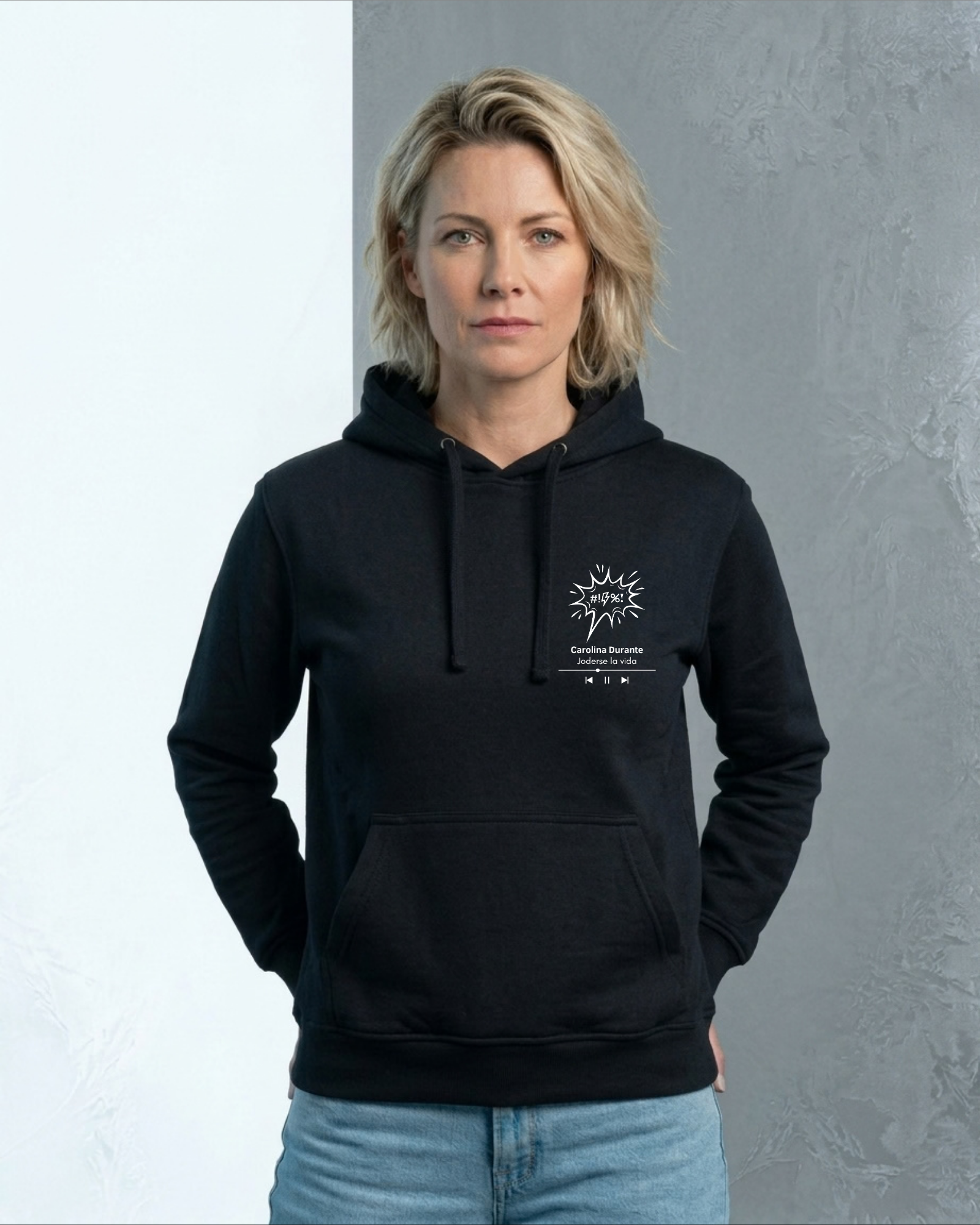 SUDADERA CAROLINA DURANTE - JODERSE LA VIDA - Imagen 3