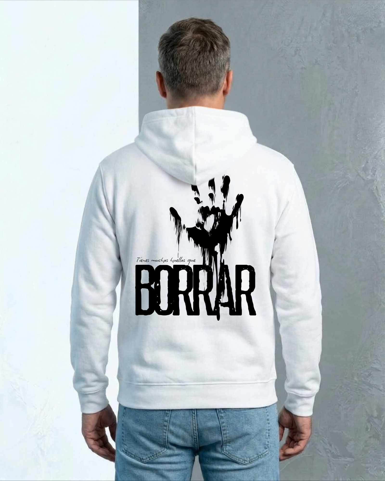 SUDADERA HÉROES DEL SILENCIO - ENTRE DOS TIERRAS (BLANCA) - Imagen 4