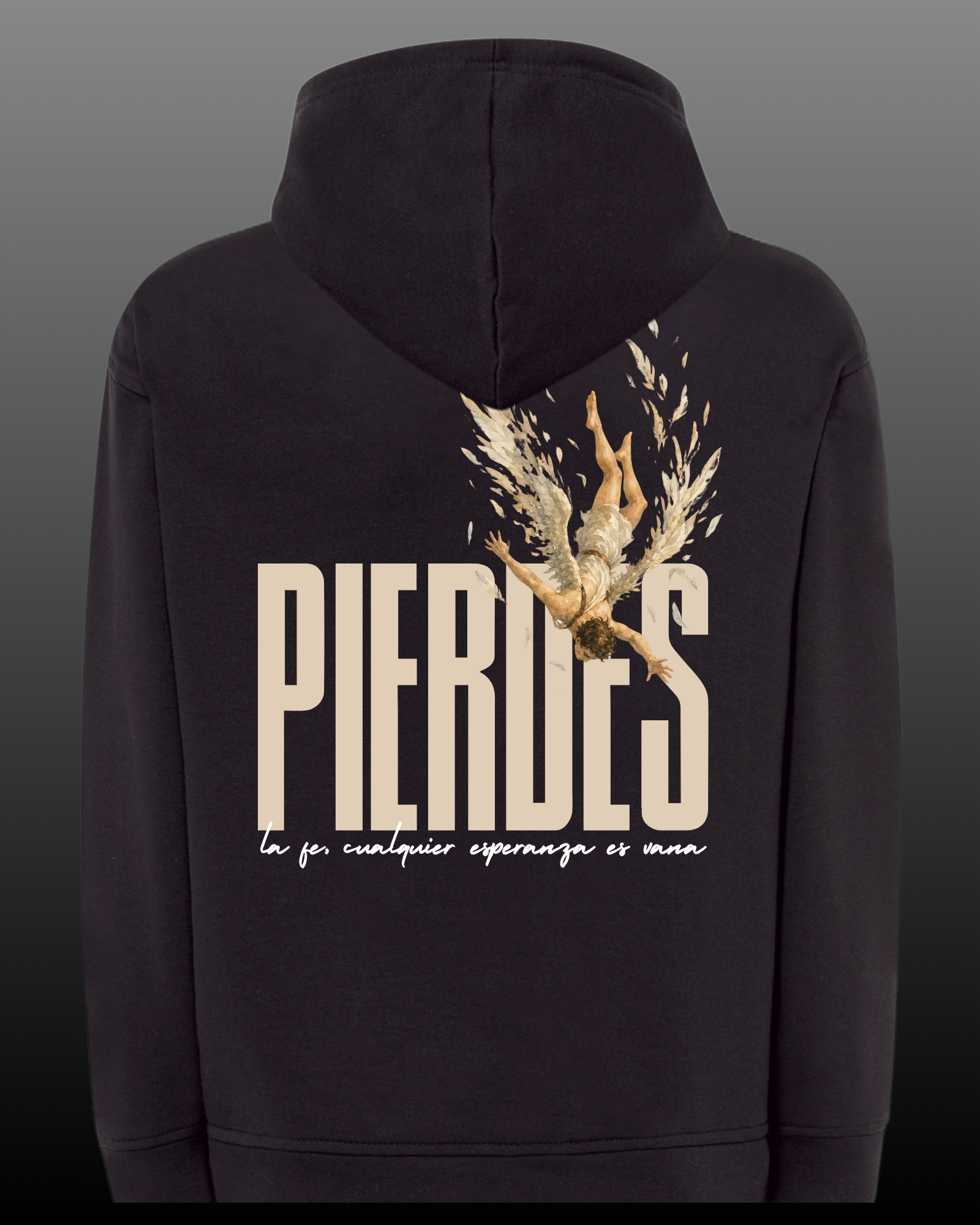 SUDADERA HÉROES DEL SILENCIO - ENTRE DOS TIERRAS (NEGRA)