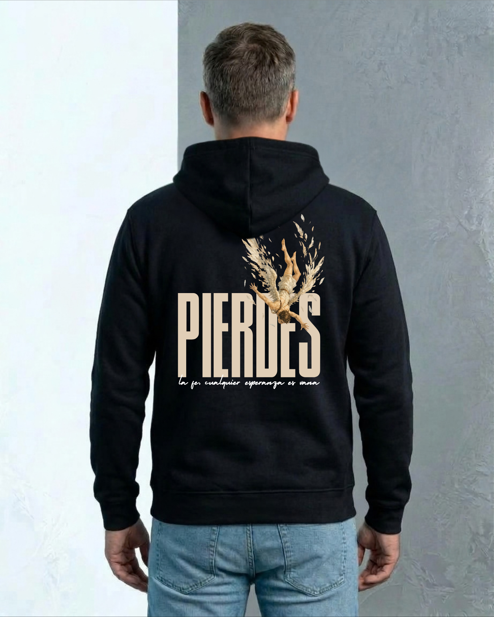 SUDADERA HÉROES DEL SILENCIO - ENTRE DOS TIERRAS (NEGRA) - Imagen 4