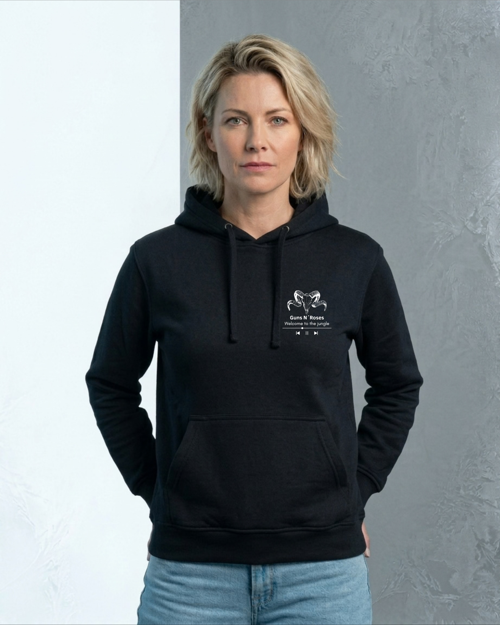 SUDADERA GUNS N' ROSES - WELCOME TO THE JUNGLE - Imagen 3